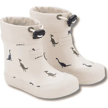 Dívčí obuv BUNDGAARD dětské barefoot holínky, Cover Ivory Dino Velikost: 23