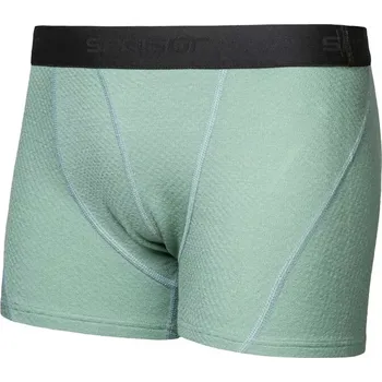 Pánské spodní prádlo Sensor Pánské trenky Sensor Double Face Merino Wool, basil green velikost L