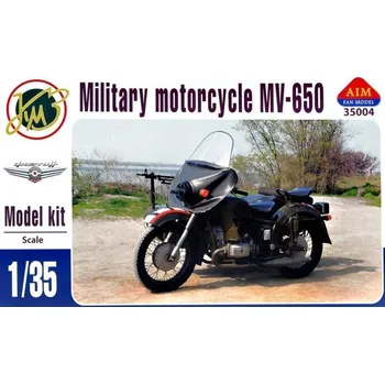 Plastikový model AIM Fan Model 1/35 MV-650 military motorcycle