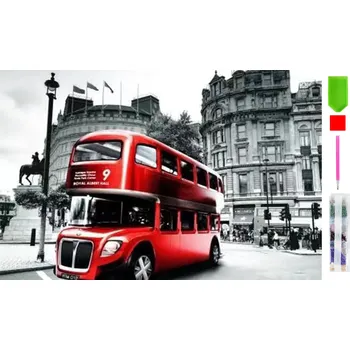 Real Home Diamantové vyšívání - vzor autobusu 5D 83