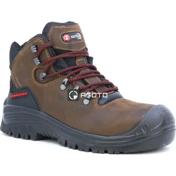 Pracovní obuv SIXTON Corvara S3 hnědá pánská pracovní obuv 41