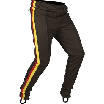 Pánská móda MIL-TEC tepláky sportovní s lampasy NVA/DDR - ASV HNĚDÉ