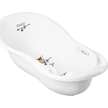 koupací vanička Tega Baby Dětská vanička 86 cm Plus Baby Sova bílá