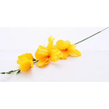 umělá květina Umělé kvítí GLADIOLA zlatá
