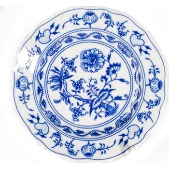 Talíř Talíř dezertní praporový, Český porcelán Dubí, CIBULÁK, 13 cm