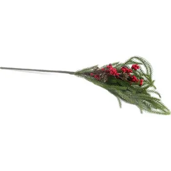 Vánoční ozdoba Umělá vánoční větvička LARCH červená 715228