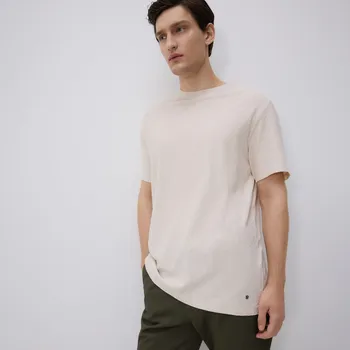 Pánské tričko Reserved - Strukturální tričko regular - béžová - 266FP-08X - 266FP-08X-XL