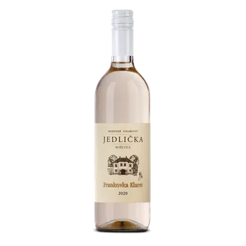 Rodinné vinařství Jedlička Frankovka klaret bílé víno suché 2020 alk. 11,0% 0,75L (holá láhev)