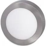 Stříbrný přisazený LED panel kulatý 175mm 12W - Denní bílá - Ecolite - LED-CSL-12W/41/CHR - LED-CSL-12W/41/CHR