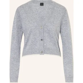 Dámský svetr Pinko Dámský Pletený Kardigan Stromboli, šedá / bílá, 40
