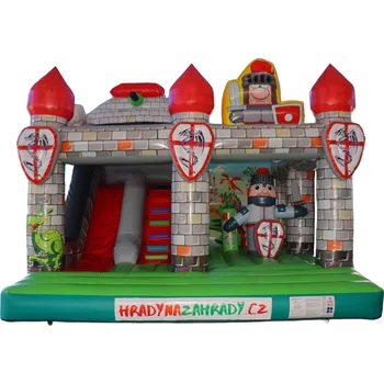 Skákací hrad Skákací hrad MULTIPLAY - rytíř – certifikovaný hrad pro děti