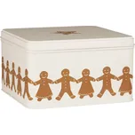 Ib Laursen Plechová dóza Gingerbread Couples Square
