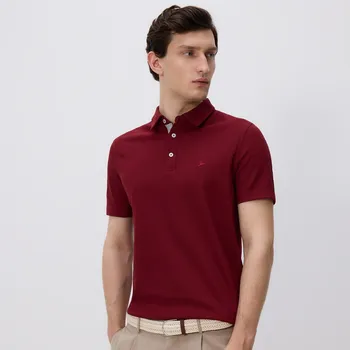 Reserved - Polo regular - světle fialová - 279EF-34X - 279EF-34X-XXL