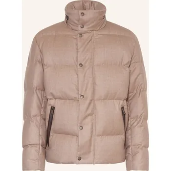 Pánská bunda Boss Pánská Peříová Bunda L-Doverso, béžová, 50