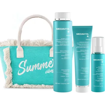Kosmetická sada Medavita Solarich kosmetická sada pro letní péči (modrá)