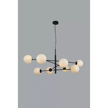 Designový lustr Oviedo 8 černé/Bk