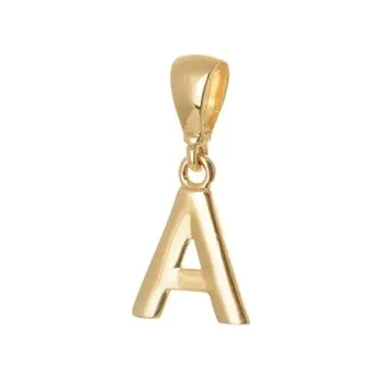 Přívěsek Přívěšek ze žlutého zlata písmeno A ZZ1460AF + dárek zdarma