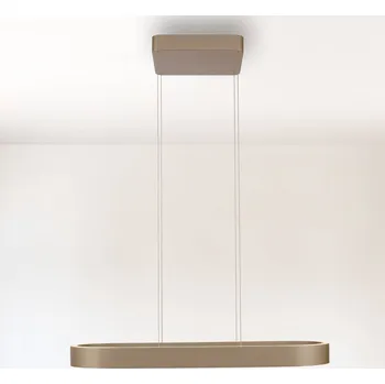 Paul Neuhaus LED závěsné světlo Q-Stretto, bronz, 86,8 cm bronzová, bílá LED 65 W celkem - Doprava zdarma