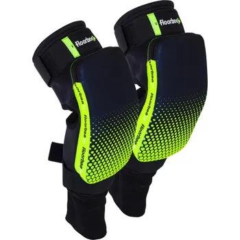 Florbalový chránič FLOORBEE Smash Pro 2.0 Chrániče kolen Senior, žlutá / černá