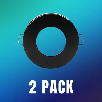 Koupelnové svítidlo Podhledový rámeček do koupelny černý IP44, BALENÍ 2 KUSY - LED Solution - 101178/2PACK - 101178/2PACK