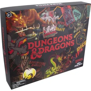 Puzzle PUZZLE Dungeons and Dragons 76x61cm 1000 dílků skládačka