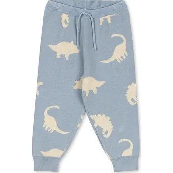 Chlapecké kalhoty Dětské bavlněné kalhoty Konges Sløjd LAPIS KNIT PANTS GOTS KS103855.9BYA šedá 90X, vel. 122-128