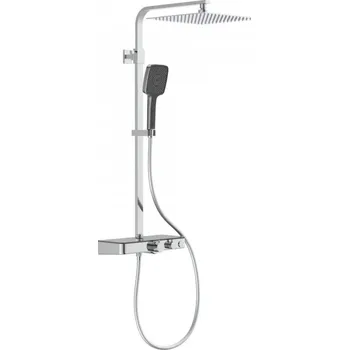 Sprchový set Schütte 60531 - Sprchová sada s termostatickou baterií OCEAN l. chrom/antracit