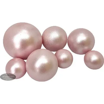 Čokoláda K-Decor Čokoládové koule XXL – perleťově růžové