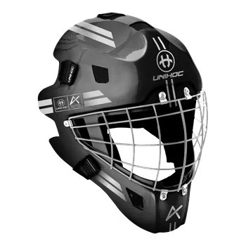 Florbalová maska UNIHOC Goalie Mask Alpha 44 Black/Silver