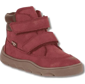 Dívčí obuv FRODDO Zeru Tex dětské Barefoot kotníkové boty s membránou froddo tex, Bordeaux G2110150-5 Velikost: 25