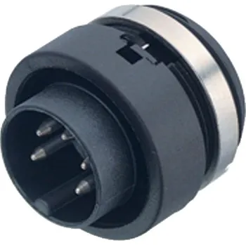 Rozvaděč Binder 99 0651 00 12 Bajonetový konektor pro montáž na panel, kontakty: 12, nestíněný, pájený, IP40