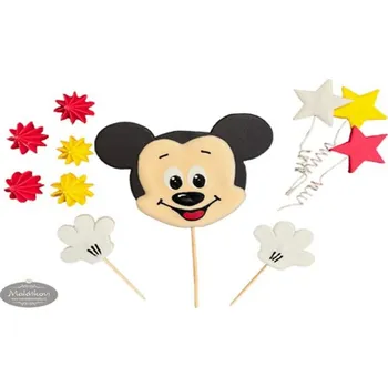 Jedlá dekorace na dort K-Decor Jedlý cukrový zápich Mickey