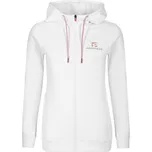 Dámská sportovní mikina s kapucí PROGRESS LIBERA S Bílá, Stříbrná, Růžová