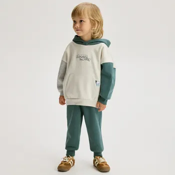 Dětská móda Reserved - Bavlněná sada - petrolejová - 042FK-67X - 042FK-67X-92