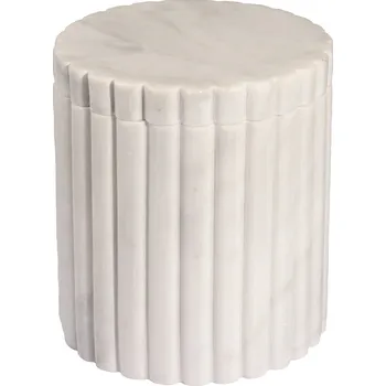 Dóza na potraviny GREEN GATE Mramorová dóza White 12 cm