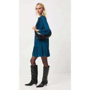 Dámské šaty Šaty Medicine tyrkysová barva, mini, oversize RW25-SUD703 69X, vel. XS