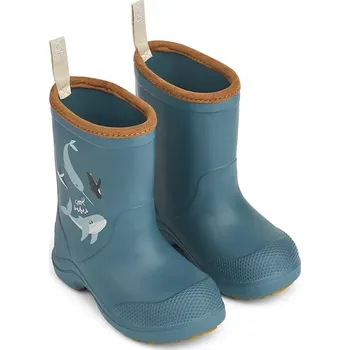 Dívčí holínky Dětské holínky Liewood Aston Rainboot modrá barva, LW20058 LW20058.9BYA 55X, EUR 24