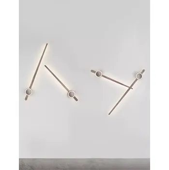 Nástěnné svítidlo LED nástěnné svítidlo Kedo 80 hnědá