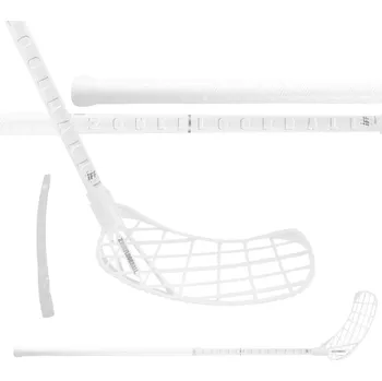 Florbalová hůl ZONE Harder Air Balance Superlight 26 PC White 96 cm R - 96 (107) cm/Pravá ruka dole
