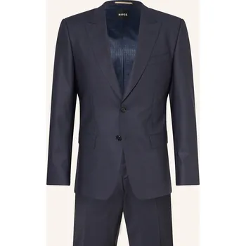 Pánské sako Boss Pánský Oblek Huge Slim Fit, tmavě modrá, 56