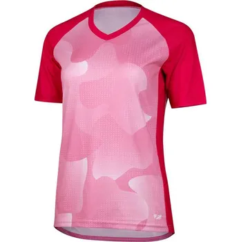 cyklistický dres Dámské volné triko/dres ETAPE ROXY, barva růžová/bílá