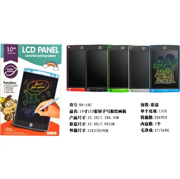 Tablet Ramiz 10' kreslící tablet pro děti 3+ červený + stylus + LCD displej + barevné kresby