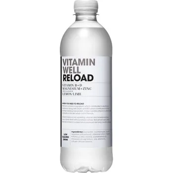 Iontový nápoj Vitamin Well Reload 500 ml, citron-limetka