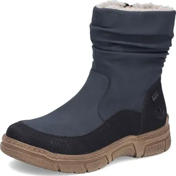 Dámské kozačky Dámská kotníková obuv RIEKER 72382-14 modrá W5 36