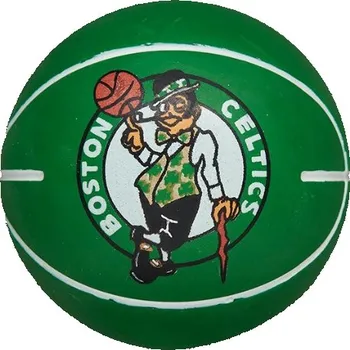 Fotbalový míč Míč Wilson NBA DRIBBLER BASKETBALL BOSTON CELTICS wtb1100bo Velikost 1