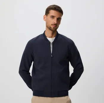 Pánská mikina Reserved - Mikina bomber - antracitová - 8054H-86X - 8054H-86X-XL