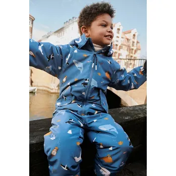 Kojenecký overall Dětský overal Liewood Maddy Snowsuit LW20051.9BYA modrá 55X, vel. 92