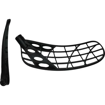 Florbalová čepel FATPIPE Ctrl hard PP Coal Black L - Levá ruka dole/Černá/tvrdá - PP Hard (PP-H)