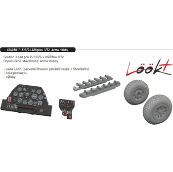 Plastikový model Eduard 1/72 P-51B/C LööKplus (ARMA HOBBY)