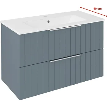 Koupelnový nábytek Sapho Cirasa Umyvadlová skříňka 78x54x39cm, siena strip, CR792-4242S